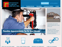 Tablet Screenshot of enterpriseplumbinginc.com